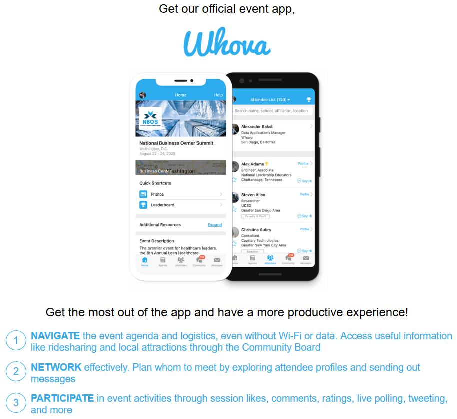 Event App - Whova